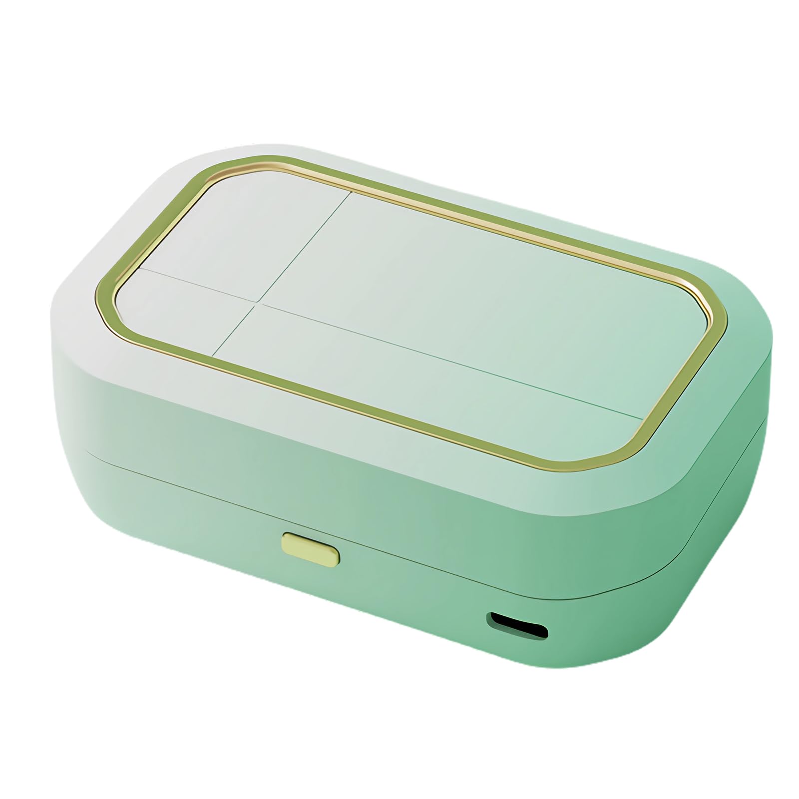 超音波 コンタクト洗浄機 ミニ超音波洗浄器 花粉除去 蛋白除去 ソフト ハード カラコン 対応 充電式 旅行