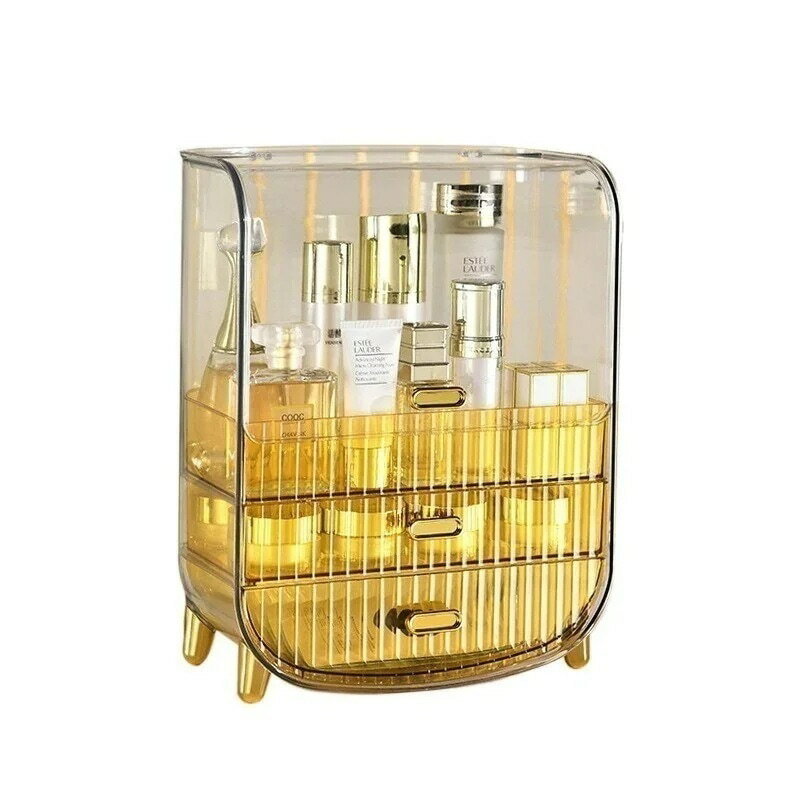 軽量贅沢化粧品収納ボックス化粧台デスク引き出し式口紅箱スキンケア用品アクリル