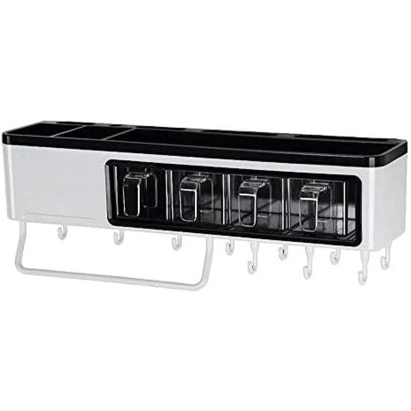 キッチンラック 収納 調味料ケース 調味料入れ 調味料ラック スパイスラック キッチンツールフック 多..