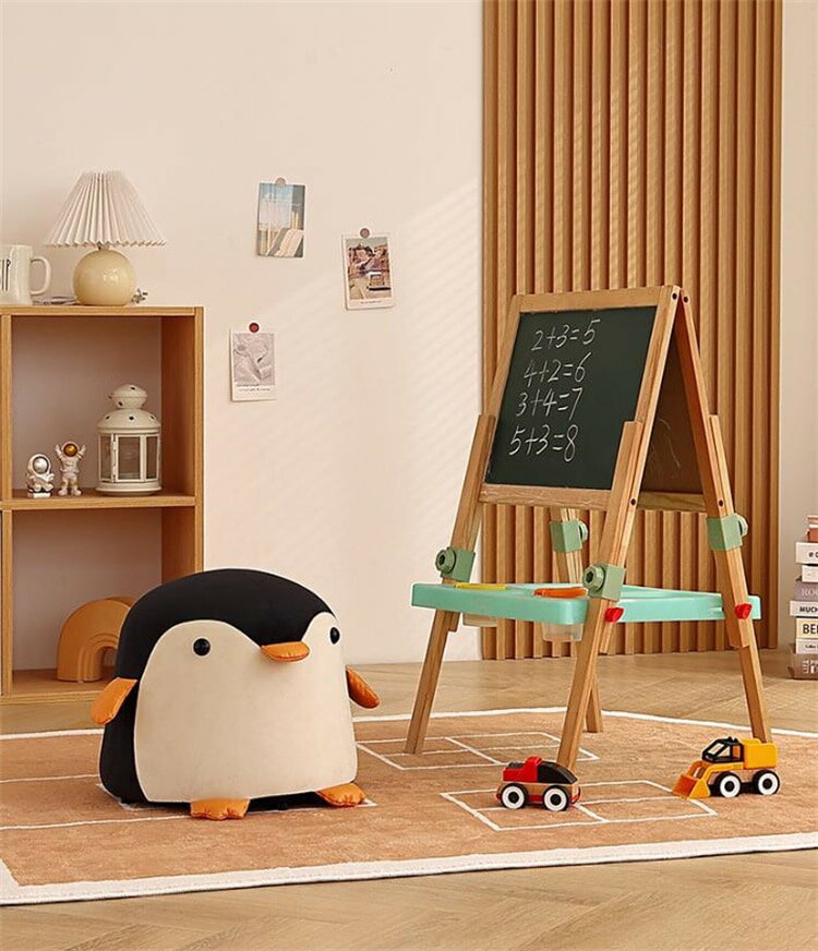 激安セール 家庭用 ソファ用 シンプル ベンチ 子供用 かわいい 大人気 動物用 新作 ペンギン用 履き替え用 カジュアル リビングルーム 椅子 小さな腰掛け