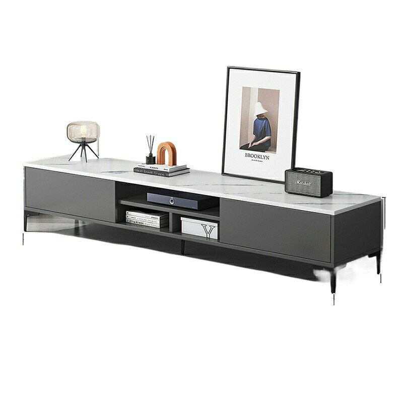 テレビキャビネットシンプルモダンなリビングルームイタリアンスタイルライト高級フロアキャビネットシ..