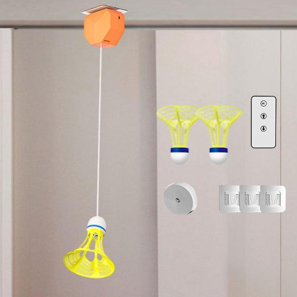 セルフスタディバドミントントレーナーバドミントントレーニング装置大人用子供用ゲーム3ボール付き(3)