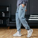 ジョガーパンツ デニムパンツ メンズ ボトムス テーパード ジーンズ デニムロングパンツ カジュアル 通勤 通学 春服 秋服