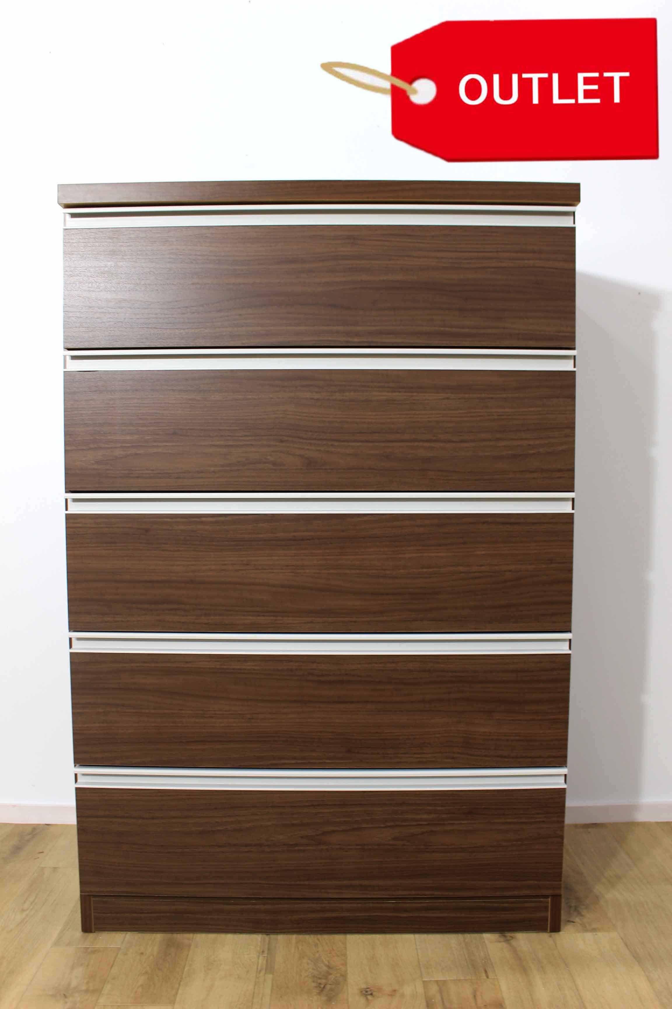 幅80 チェストハイチェスト タンス 箪笥 完成品 木製　傷あり