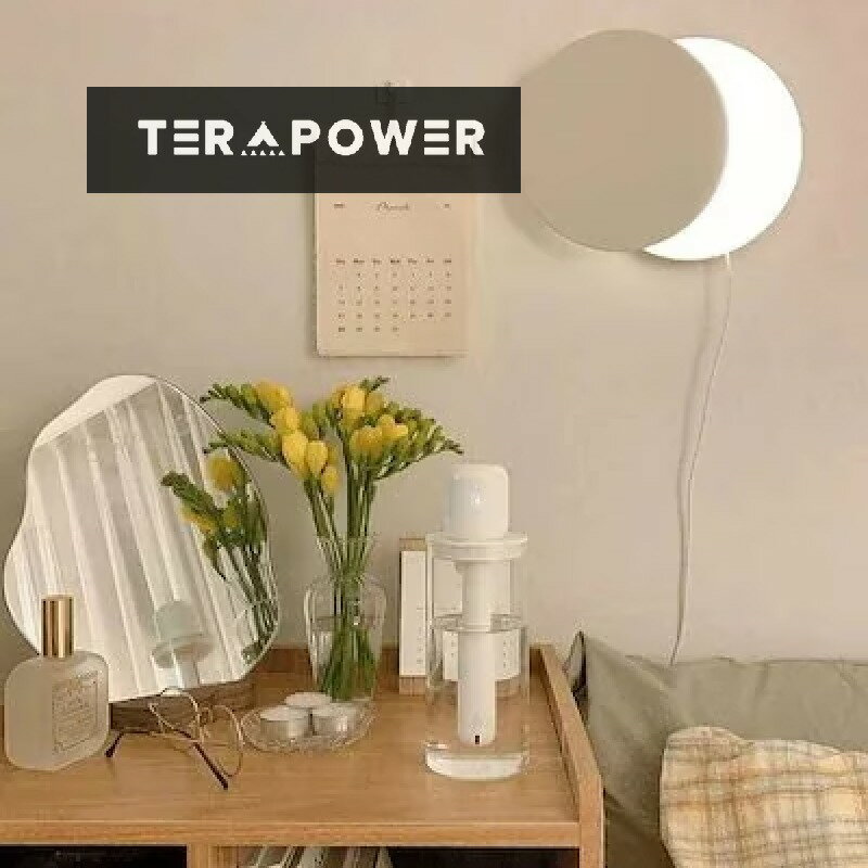 INS月食ライト韓国室内間接照明壁掛けLEDライト/ムードライト/プリーツランニング