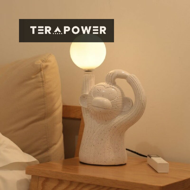 北欧装飾子供部屋モダンガール住宅所有者の寝室かわいい猿テーブルランプベッドサイドランプ装飾品キャンドルウォーマーインテリア