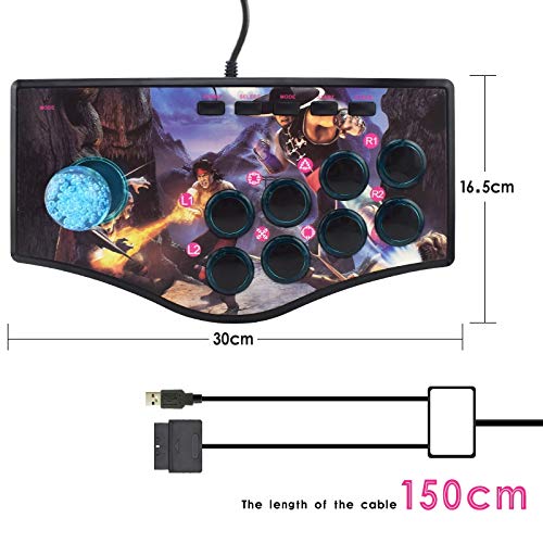 スマートTv用レトロなアーケードゲームロッカーコントローラーUsbジョイスティック内蔵バイブレーター8方向ジョイスティック（No.A）