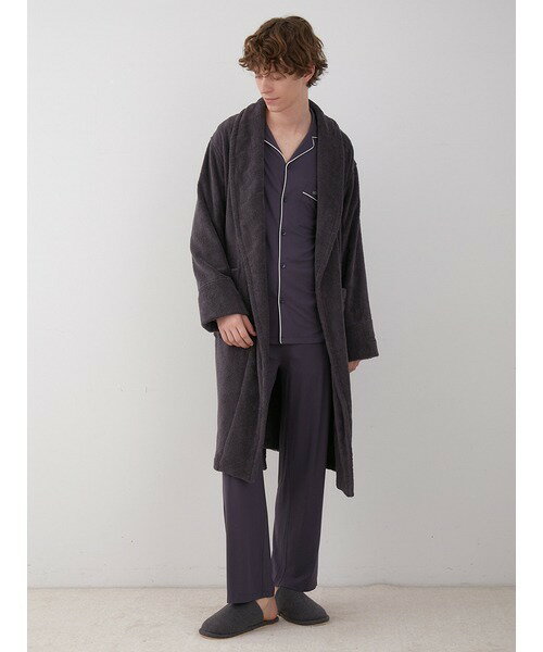 パジャマ パイルガウン メンズ