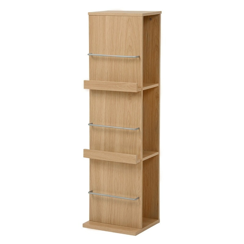 ブックスタンド（ナチュラル） 実用性とデザイン性を兼ねそろえたスリムなディスプレイスタンド