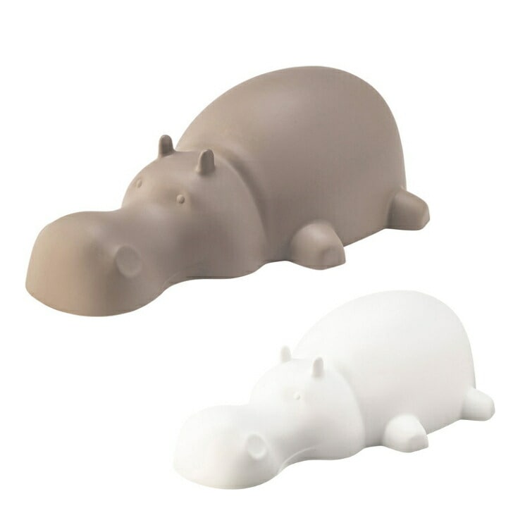 ヒッポースツール 子供 幼児 カバさん イス スツール キッズスペース 遊具 インテリア グレー ホワイト ANM-13