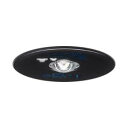 LED非常用照明器具 埋込形 専用形 Φ100 一般形 13形(低天井用~3m) 常時消灯/非常時LED点灯 本体色:黒(ブラック)