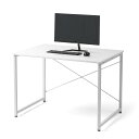 サンワダイレクト パソコンデスク 幅100×奥行70cm モニターアーム対応 机 PCデスク 組立簡単 ブラック(3)