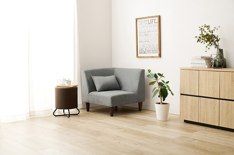 ソファー ソファ 1人掛け コーナーソファ 一人掛け セパレート レイアウト自在 ファブリックシート 完成品 パーソナルチェア ひとり用