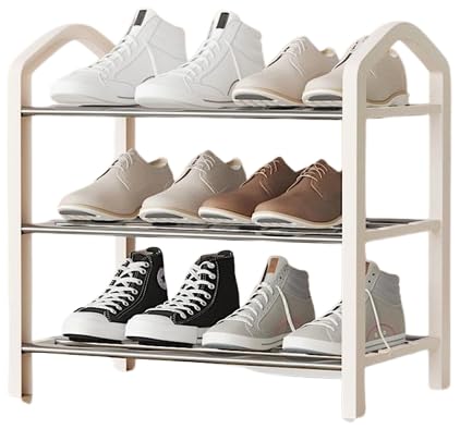 シューズラック 大量 組み立て式 靴下駄箱 省スペース シューズボックス スリム 玄関収納 靴入れ 棚 3..