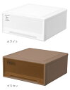 収納ケース Fits フィッツケース ワイド 同色2個セット ホワイト MONO ホワイト ブラウン 引き出し 収納ボックス 衣装ケース フィッツ 収納 クロー...