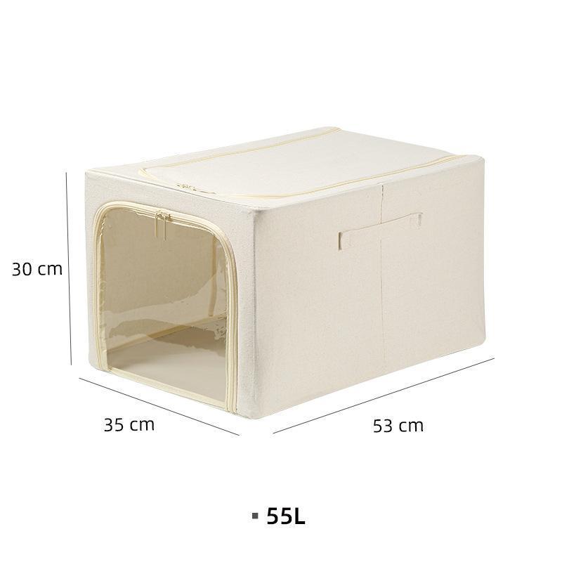 2個セット 収納ボックス フタ付き 窓付き 収納ケース収納 クローゼット 押入れ おもちゃ 折りたたみ ふ..