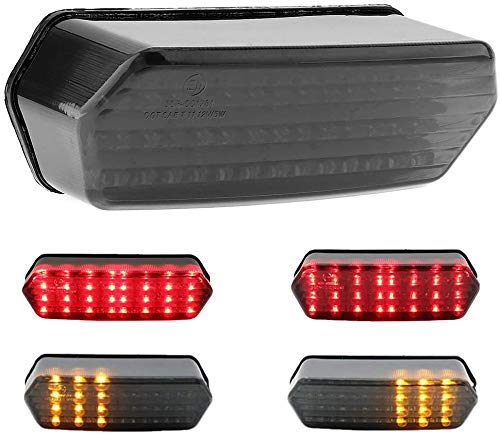 モーターサイクル用LED一体型テールライト、ターンシグナルテールライトブレーキストップランニングインジケーターMSX125 / SF CBR650F CTX700 CTX700N、スモークレン用シーケンシャルライト