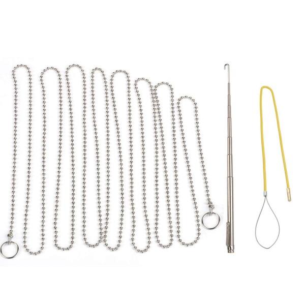 配線チェーン 配線ガイド 配線通し ケーブル索引具セット 内容物（3.2mm*3m丸カン付き配線用チェ