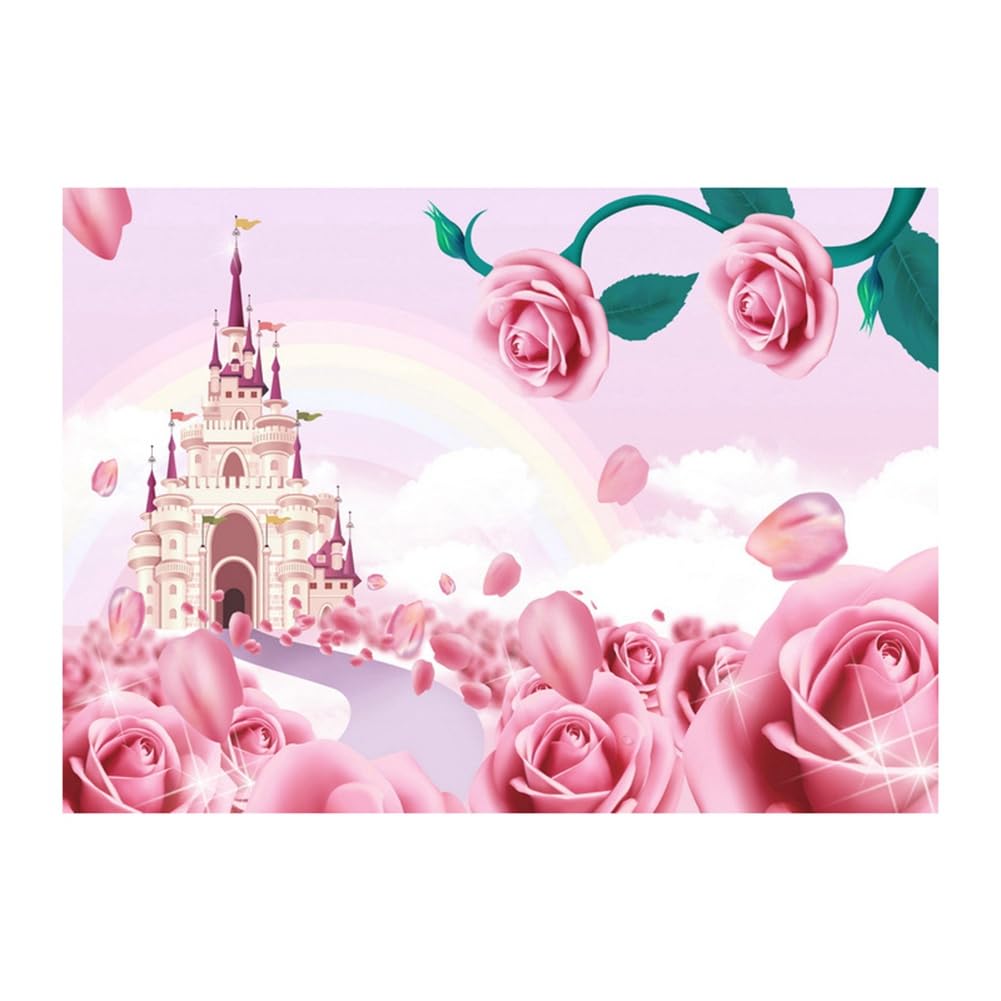 210X150Cm バレンタインデー背景布 愛の花 写真素材 写真撮影背景布、C 耐久性 簡単取り付け 使いやすい