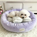 犬ベッド 犬用品 ペット用ベッド ペット 犬 猫 ベッド 春 夏 秋 冬 猫ベッド 寝具 ふわふわ 柔らかい 可愛い ワンちゃん リボン 枕付き プチドッグベッドフォーシーズンズ巣猫小屋子犬小屋猫小屋
