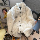 冬アウター 冬の新作厚手ミディアムゆったりデザイン感のあるコットンウェア