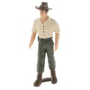 現実的な男性農家の人々の置物モデルアクションフィギュアグッズグッズ#1