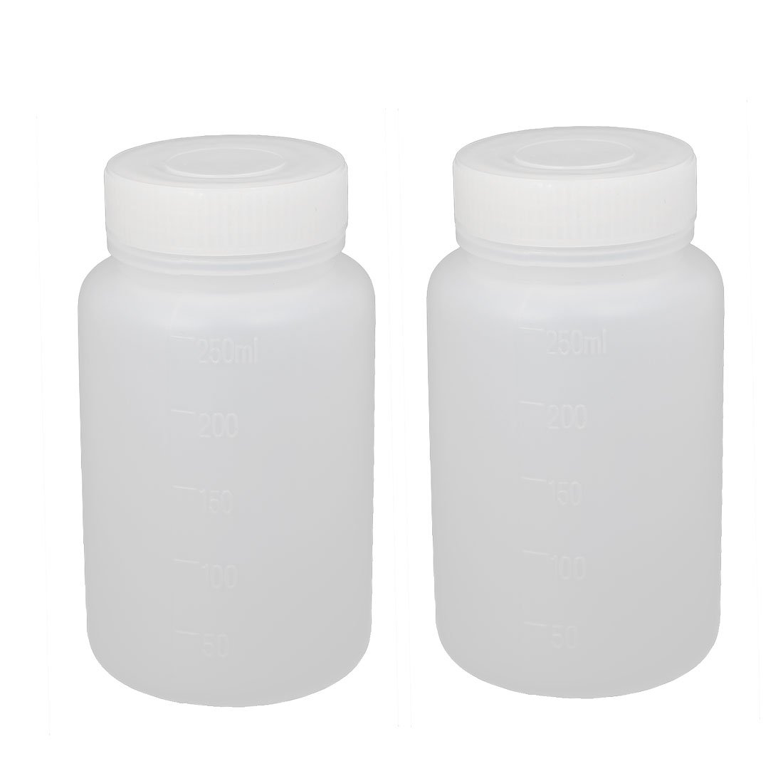 試ボトル シーリングボトル 円筒形試ボトル プラスチック クリア 250ml 2個入り