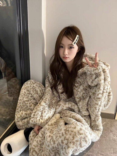 あったかルームウェア 韓国系ins風冬パジャマ着あつさを増すかわいい学生宿舎オーバレイ可能ジャンパー着ルームウェア あったかルームウェア 韓国系ins風冬パジャマ着あつさを増すかわいい学生宿舎オーバレイ可能ジャンパー着ルームウェア