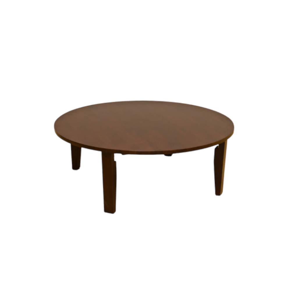 ちゃぶ台 折りたたみ 木製 丸型 座卓 テーブル 丸 ローテーブル センターテーブル 円卓 幅90cm 厚さ18m..