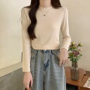 大きいサイズで少し太っている 春秋冬の新作 アンダーカバー長袖 Tシャツ女 韓国版 シックなアウタートップス 婦人服トレンドボトム