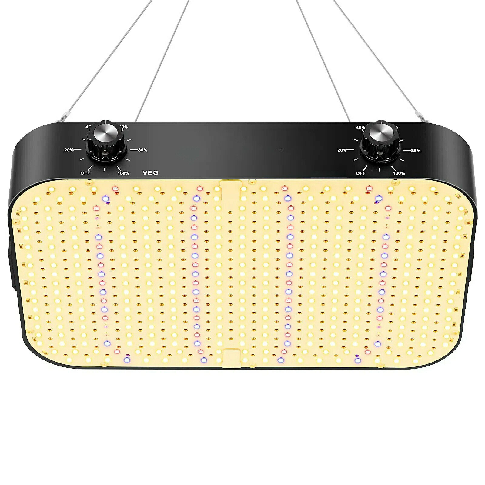 イト 1200W LED植物育成ライト 2チャンネル調整スペクトル植物用ライト 観葉植物ライト 室内水耕栽培ライト 屋内植物 家庭菜園 野菜工場用