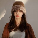 モコモコ白い日系ニット毛糸帽子ウサギ毛保温漁師帽 キャップ キャップ特集 紫外線対策 メガ割