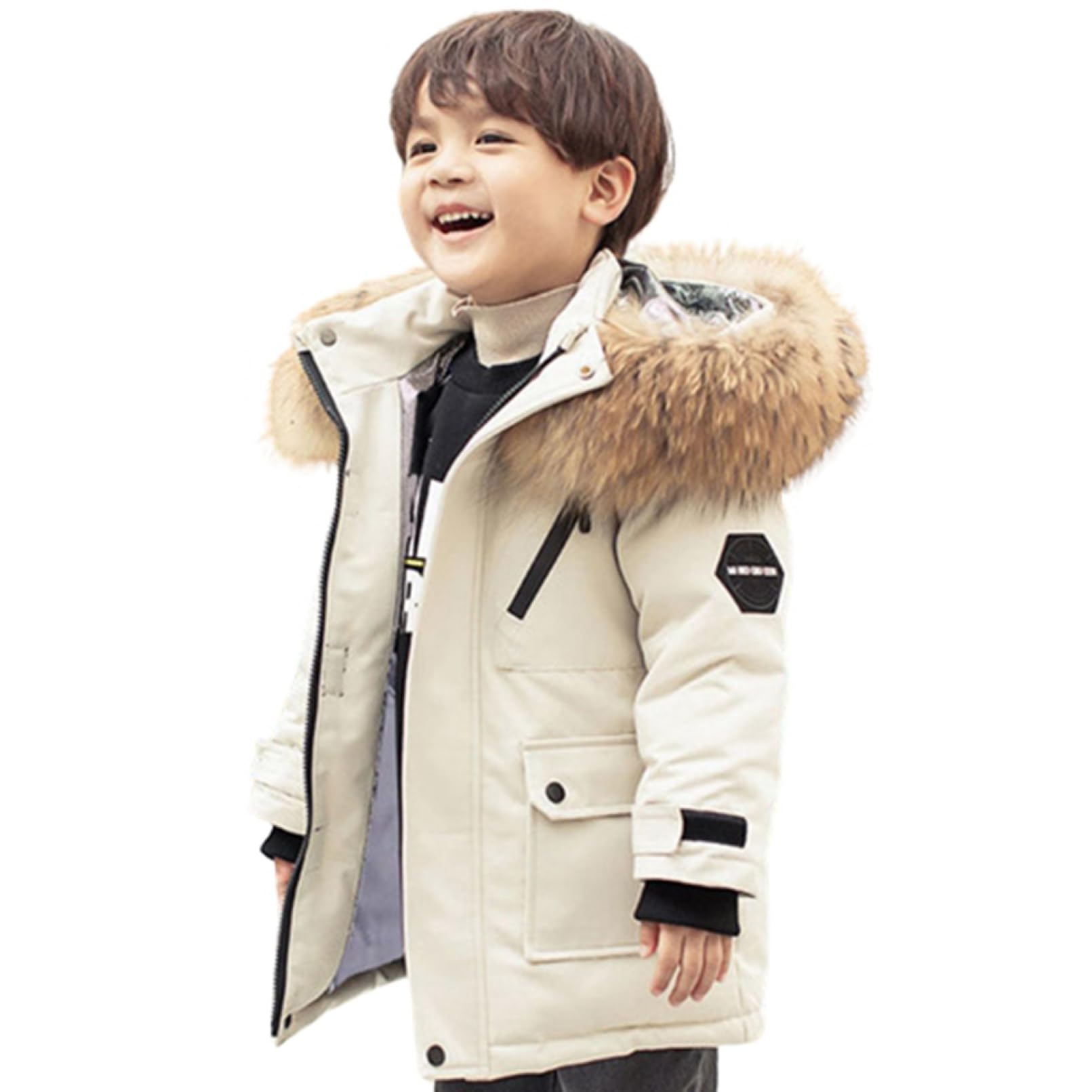 子供ダウンジャケット 秋冬 ダウンコート ボーイズ ガールズ 赤ちゃん服 ダウン50% ロングコート 防寒防風 保温 上着 軽い おしゃれ カジュアル ジップアップ 普段着 通学 通園 雪遊び お出かけ アウター 贈物