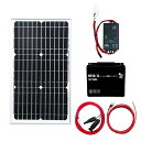 ソーラー充電セット 発電蓄電 20Ah ディープサイクルバッテリーセット