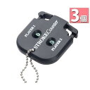3個セット ゴルフ スコアカウンター ブラック 2プレイヤー ラウンド アクセサリー カウンター