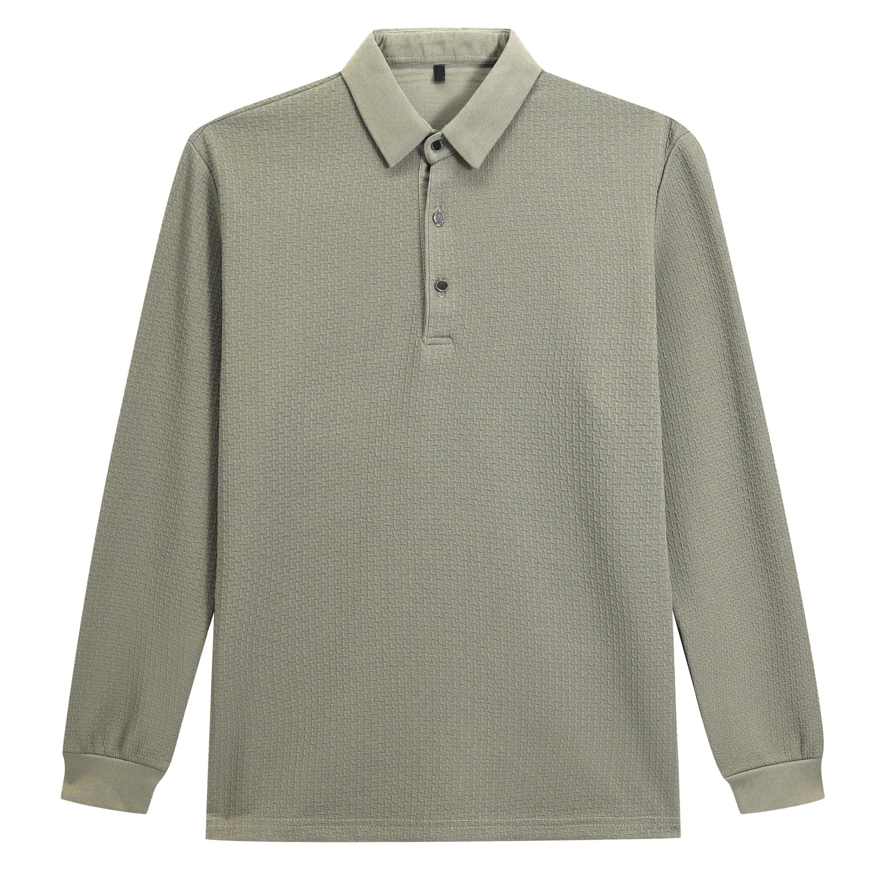 ポロシャツ メンズ 長袖 無地 ビジネス ゆったり 襟付きシャツ カジュアル ゴルフウエア 男性 ロンT シャツ 作業着