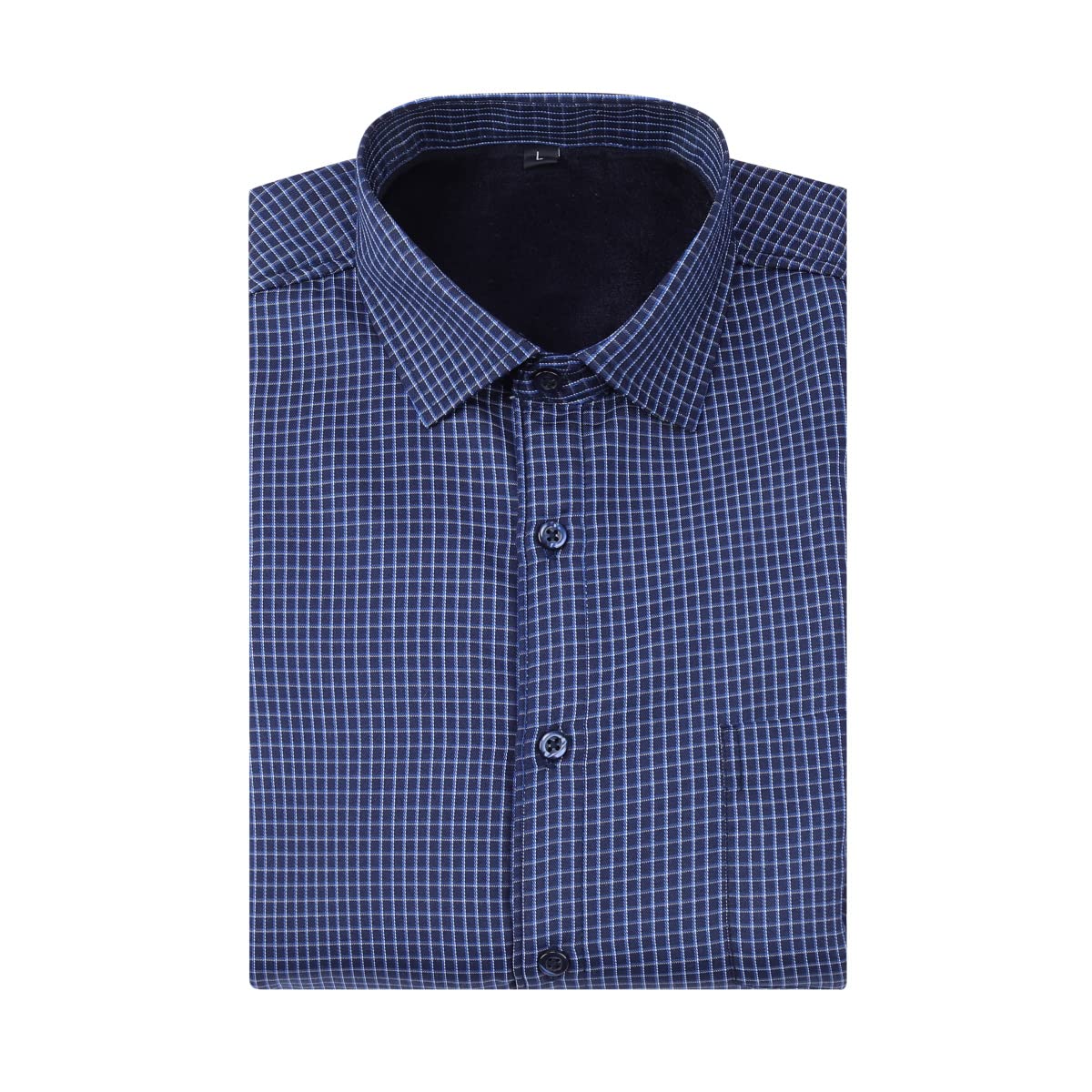 メンズ 長袖 シャツ 秋冬 暖かい 裏起毛 ビジネス 防寒シャツ ポケット付き 保温 厚手 キャンプ アウトドア 大きいサイズ ファッション ワイシャツ