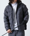 綿の服ですダウン 中綿シームレスゴルフジャケット メンズ