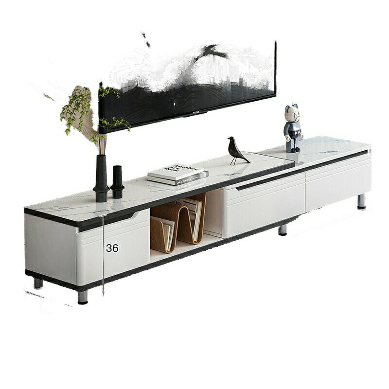 テレビキャビネットモダンなミニマリストコンビネーションテレビキャビネットリビングルームフロアキャ..