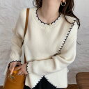 本日の限定商品カシミヤタッチ 韓国ファッション 厚手 保温 ニットトップス ゆったり トップス ニット ベーシックニット トップス秋服 ロングtシャツ レディー...