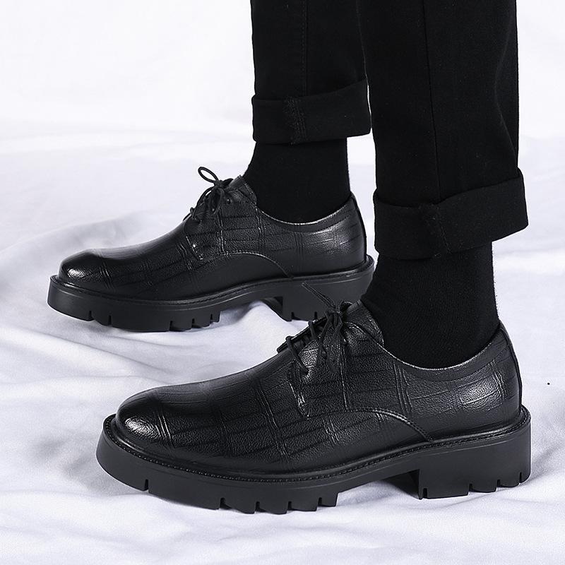 スーツ レザー up背が高く見える フォーマル 靴 身長アップ ストレートチップ 10cm メンズ カジュアル ..