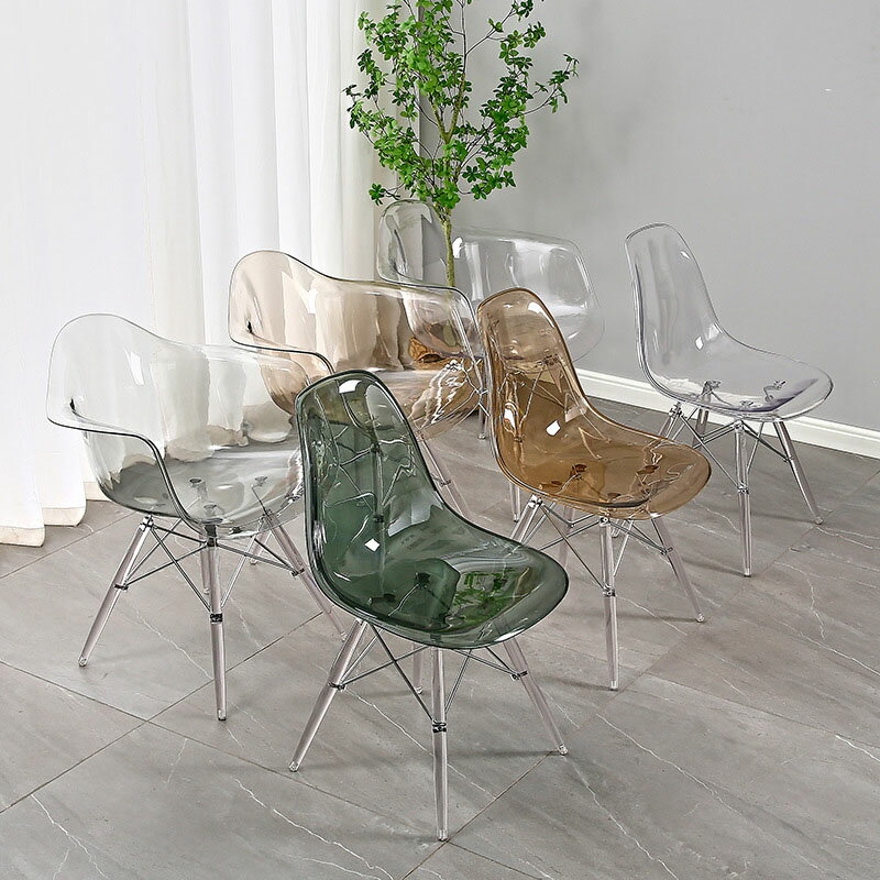 ダイニングチェア イームズチェア ダイニング チェア クリア チェアー シェルチェア デザイナーズチェア リプロダクト おしゃれ 椅子 テレワーク リモートワーク