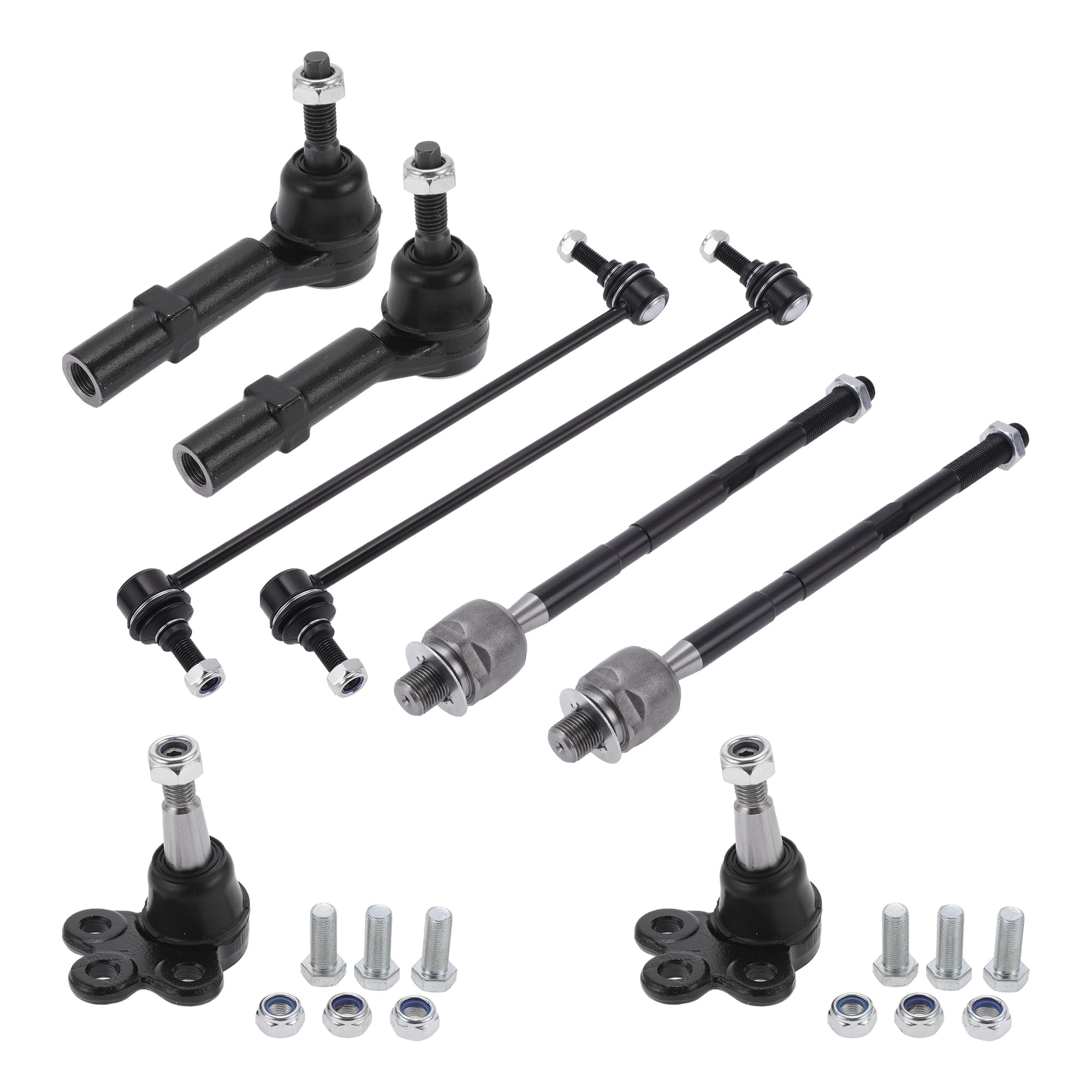 T 2011-2015年用GMCに対応 Acadia向けの8個フロントサスペンションキットインナーアウタータイロッドエ..