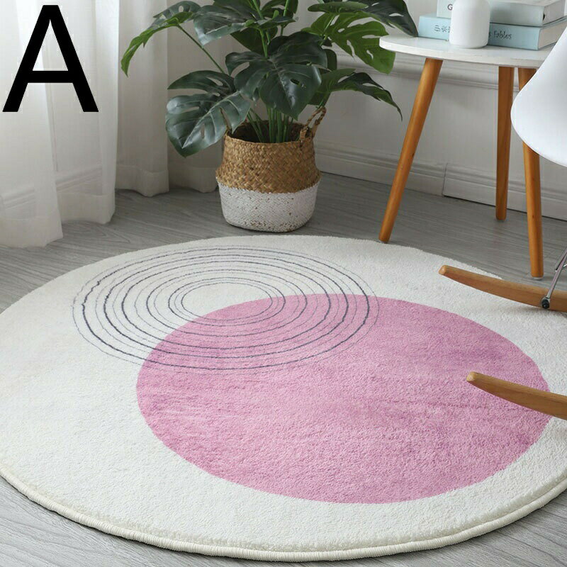 カシミヤをカーペットシンプルリビングティーマットベッドサイドカーペット直径160cm