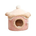 猫の睡眠ベッドハウス猫の洞窟ベッド子猫子猫中大型猫犬用 40cmx40cm(3)