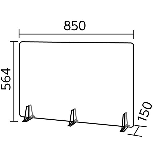 ɻ ѥͥѡơ󥻥å/Ω  850564150mm Ʃ 2mm PET Ź ե