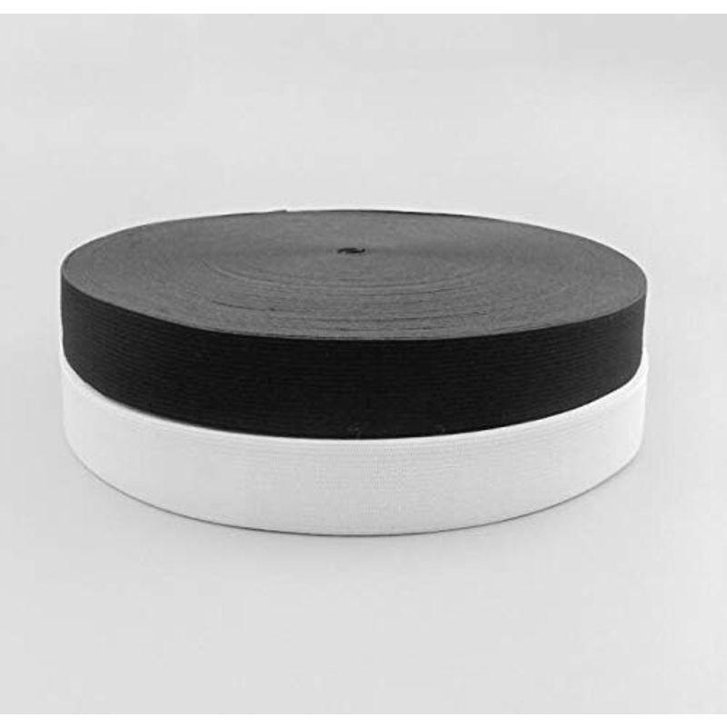 織り平ゴム ゴムベルト業務用 25/30mm幅 40m巻 No.96 (ホワイト 幅3.0?)