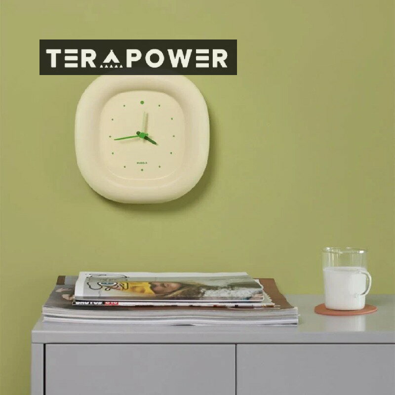 バブル 置き時計 壁掛け時計 連続秒針 ベージュ パステルカラー シンプル スタンド 自立 泡形状 掛け時計 かわいい インテリア 雑貨 韓国 プレゼント