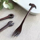 フォーク 14cm ハンマー 天然木 木製 シタン 5本セット 籐芸 ( ケーキフォーク カナヅチ 洋食器 カトラリー 木製食器 )