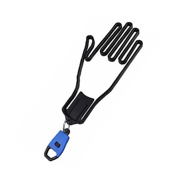 ゴルフ グローブ ハンガー グローブハンガー ブルー キャディーバッグ 取付 ホルダー 手袋 ハンガー ((S